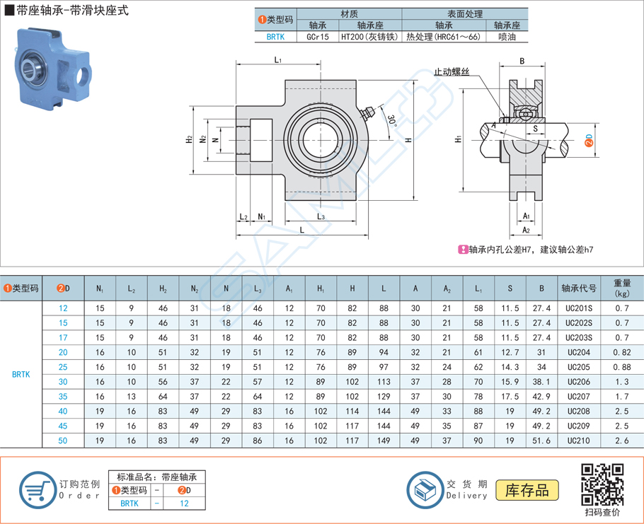 帶座軸承的滑塊座式有什么作用